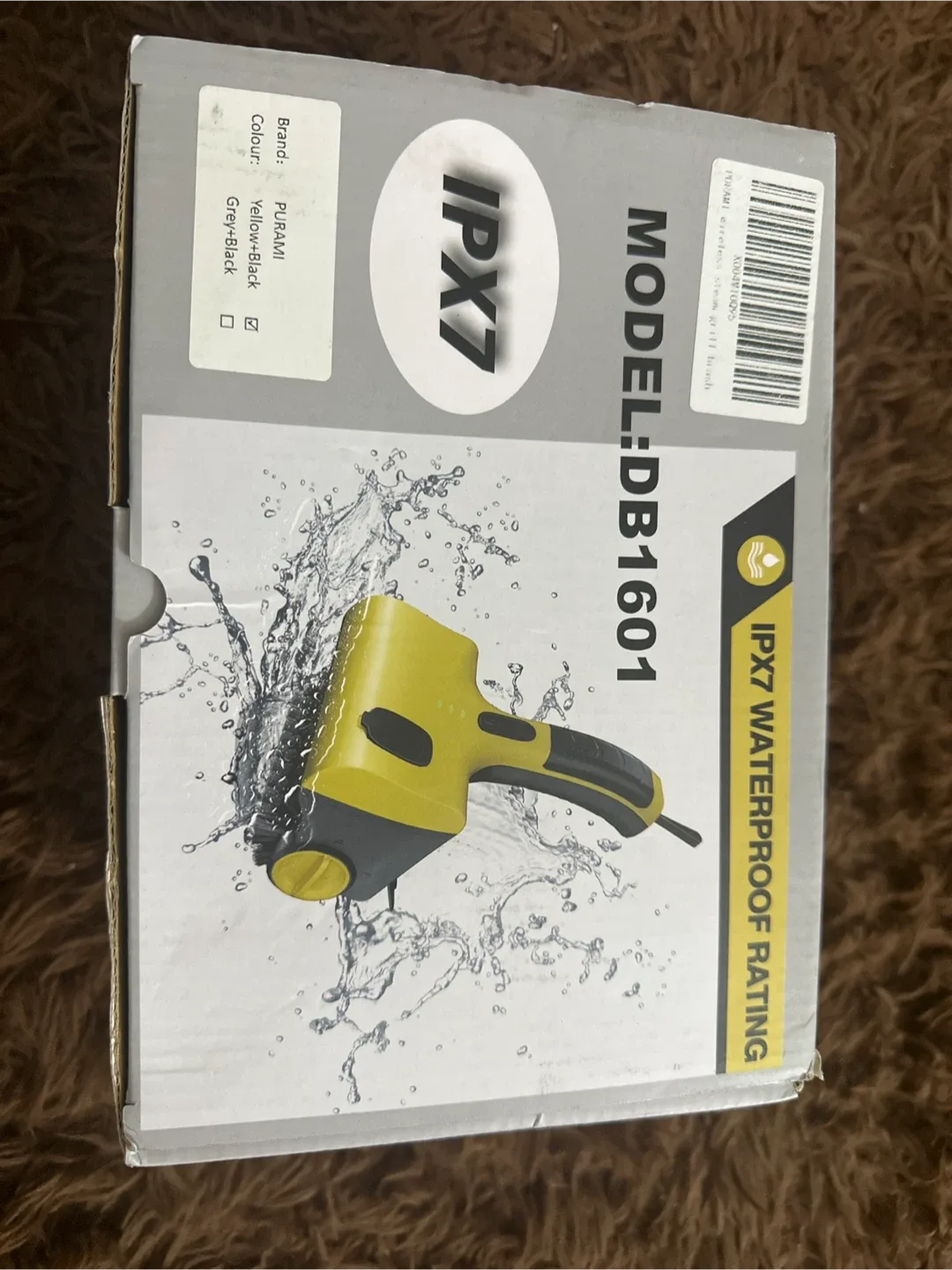 Electric Grill Brush - Yellow/Black - PURAMII DB1601