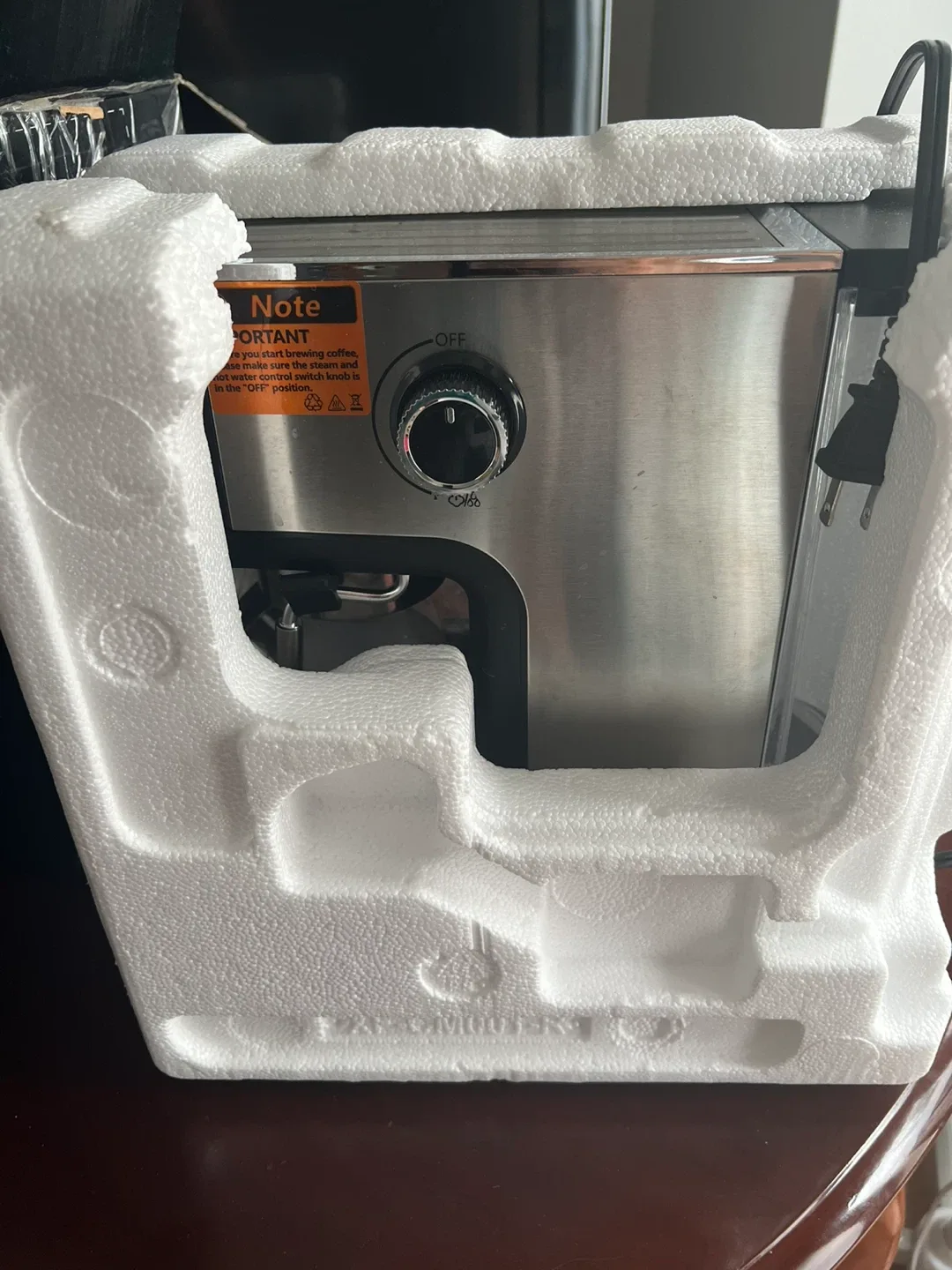 WHALL XF-CM007 Espresso Coffee Maker - Silver