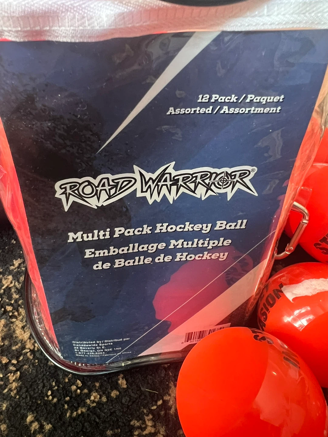 Road Warrior Multi Pack Hockey Ball - 12 Pack - photo 5