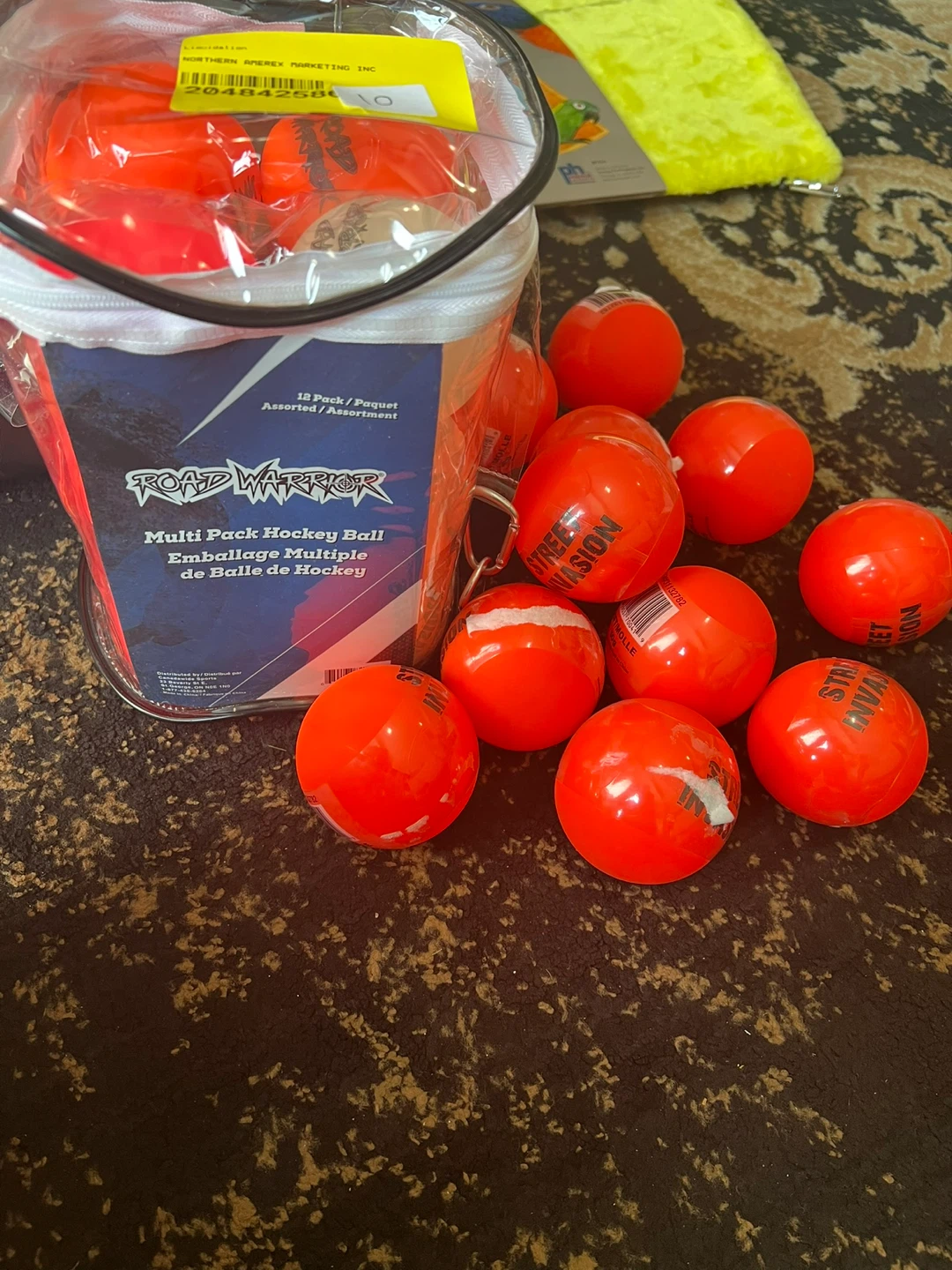 Road Warrior Multi Pack Hockey Ball - 12 Pack - photo 4