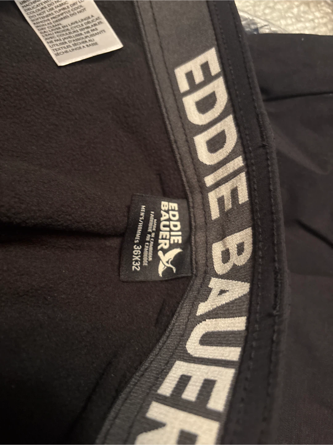 NWOT Eddie Bauer Men's lined Pants - Size 36/32 - photo 3