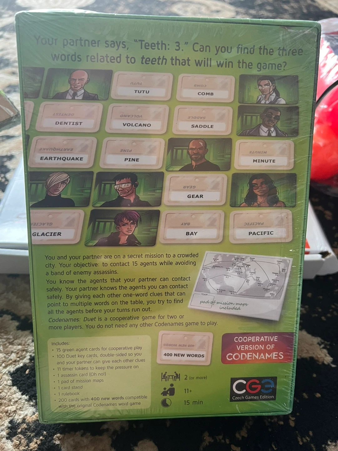 Codenames Duet Board Game - New in Box! - photo 2