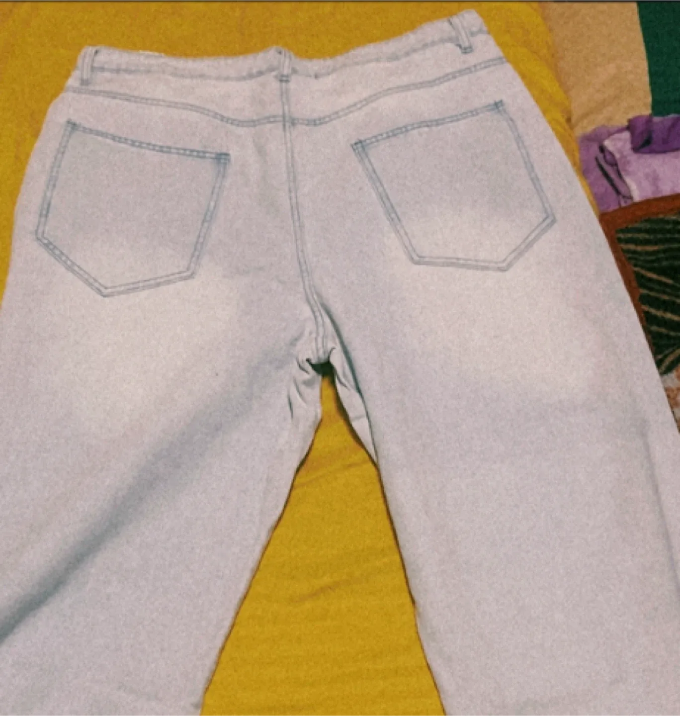 Manfinity Cargo Jeans- Light Blue