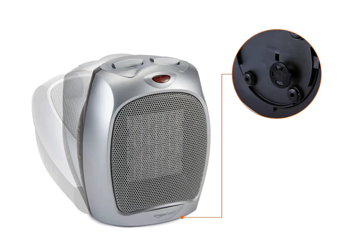 Amazon Basics Personal Space Heater-New in box