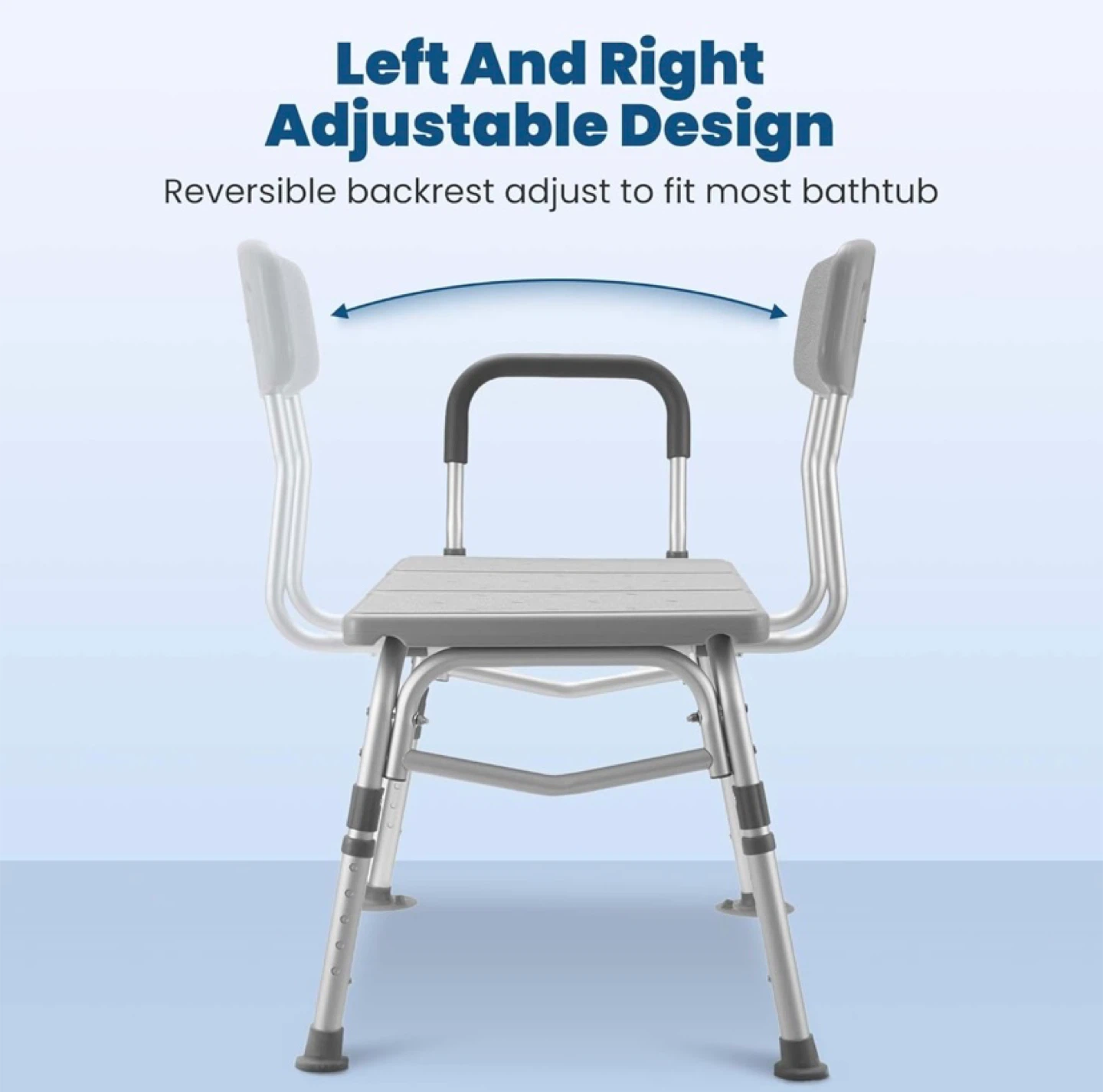 New Adjustable Shower Bench and Bath Seat Transfer Chair - photo 3