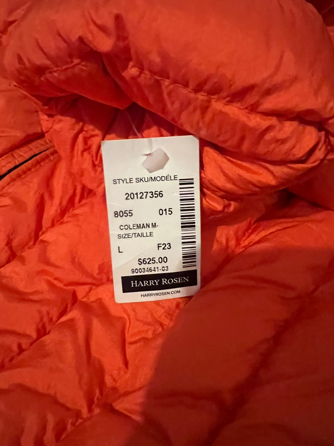 Parajumpers Reload Light Jacket - Orange, Size L - photo 3