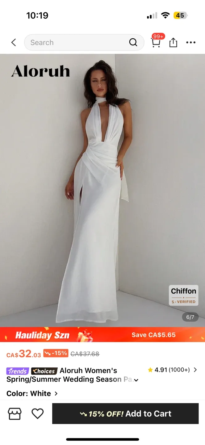 New Aloruh Women's Spring/Summer Wedding Season Dress