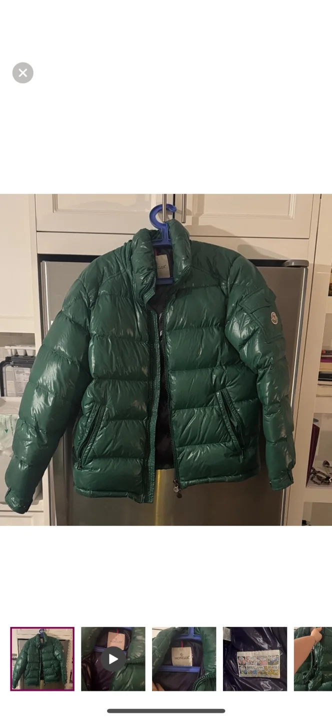 Moncler Puffer Jacket - Green