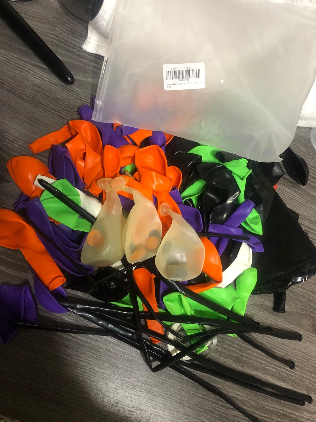 Balloon Set - Orange, Purple, Green, Black - photo 5