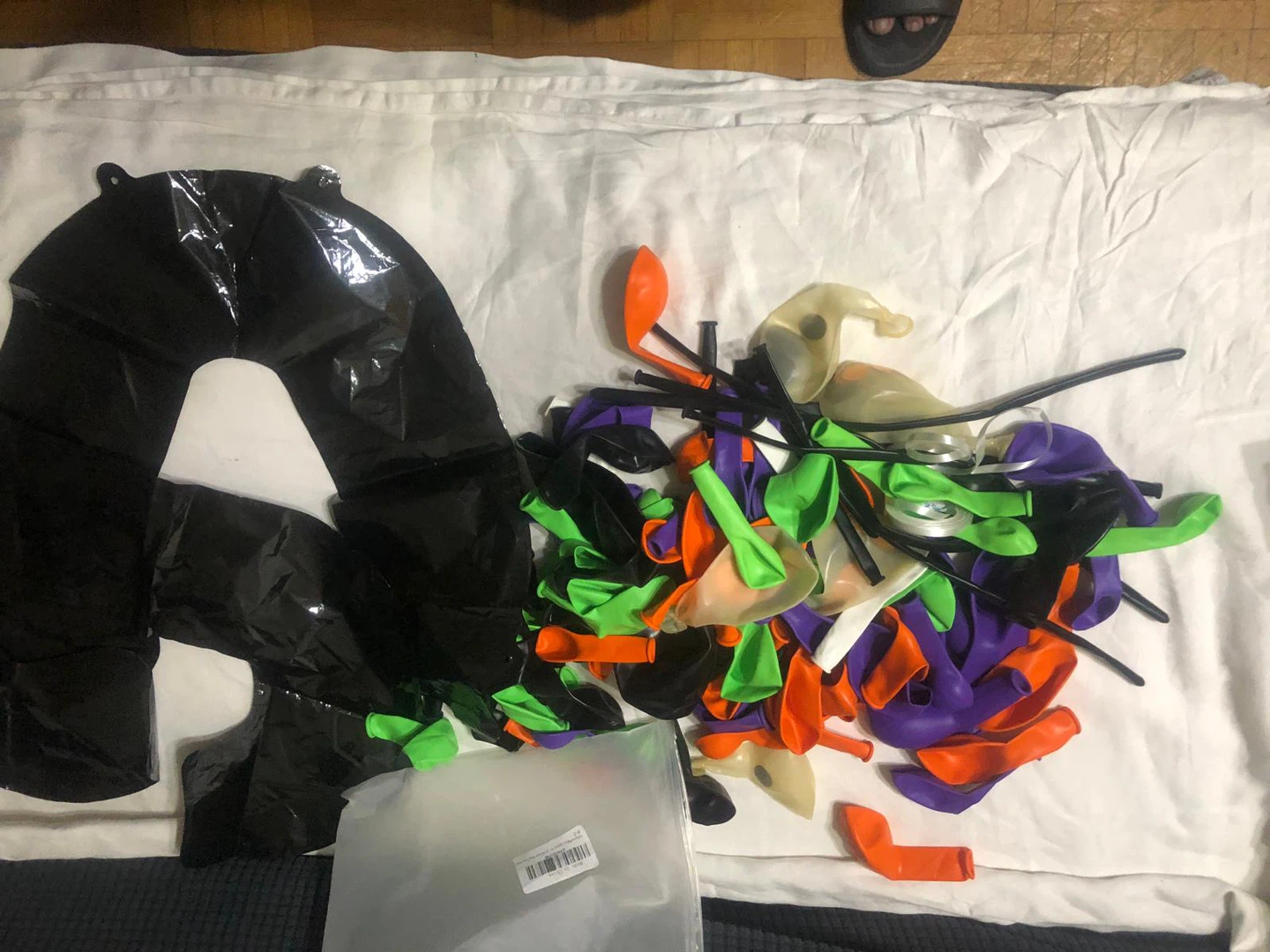 Balloon Set - Orange, Purple, Green, Black - photo 3