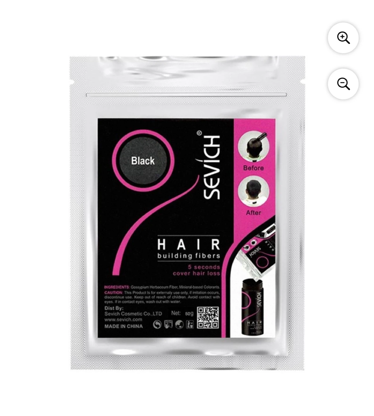 Sevich Black Hair Building Fibers