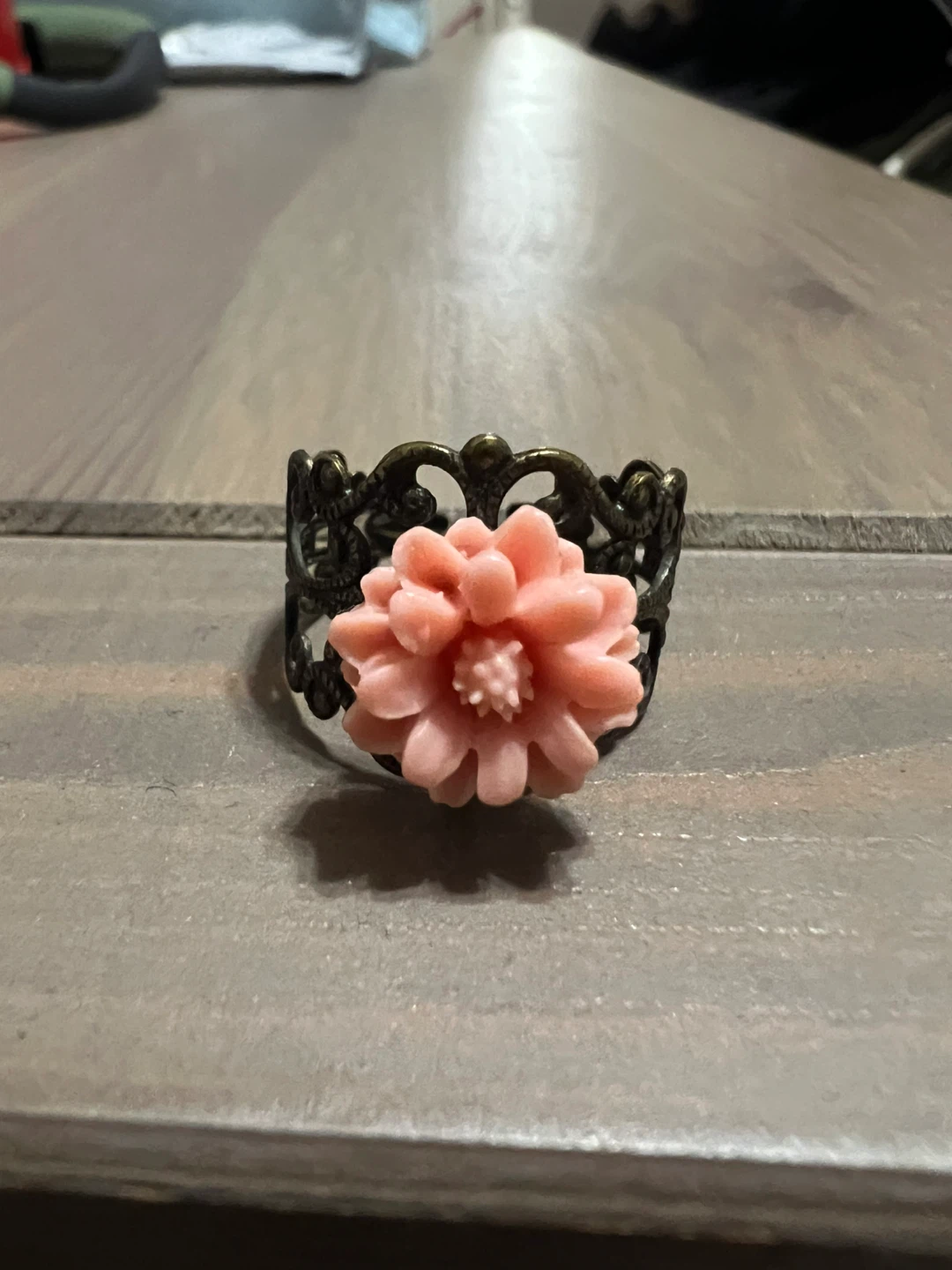 Adjustable Flower Ring - photo 5