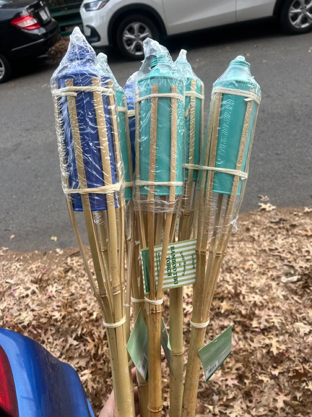 Outdoor Easy Modern Bamboo Tiki Torch