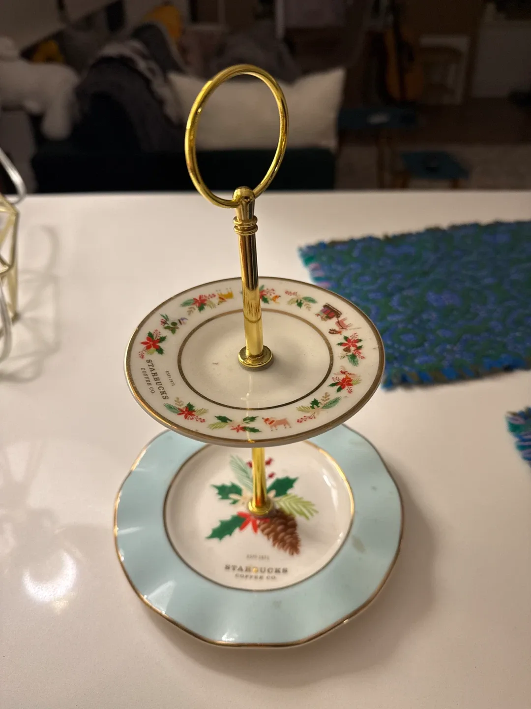 Starbucks 2-Tier Dessert Stand