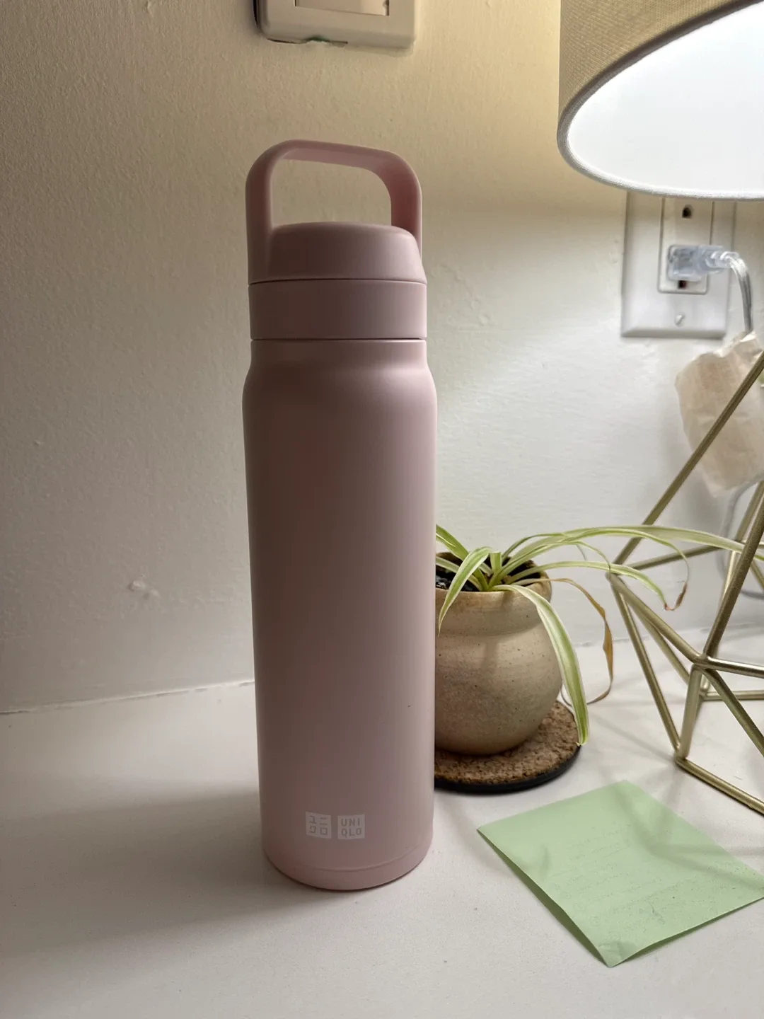 Uniqlo Pink Water Bottle