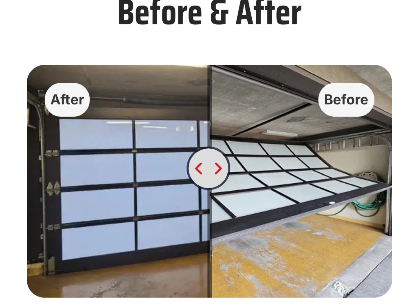 Garage door repairman