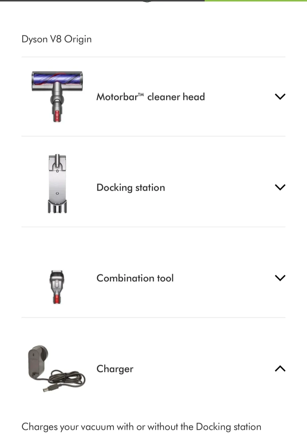 V8 Origin (Red) Cordless Vacuum – Brand New, Sealed Box image indicator(6)