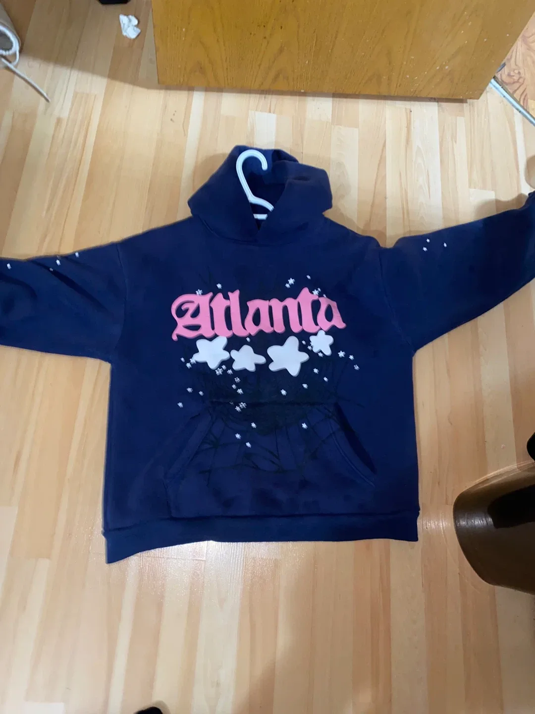 Atlanta Graphic Hoodie - Navy Blue