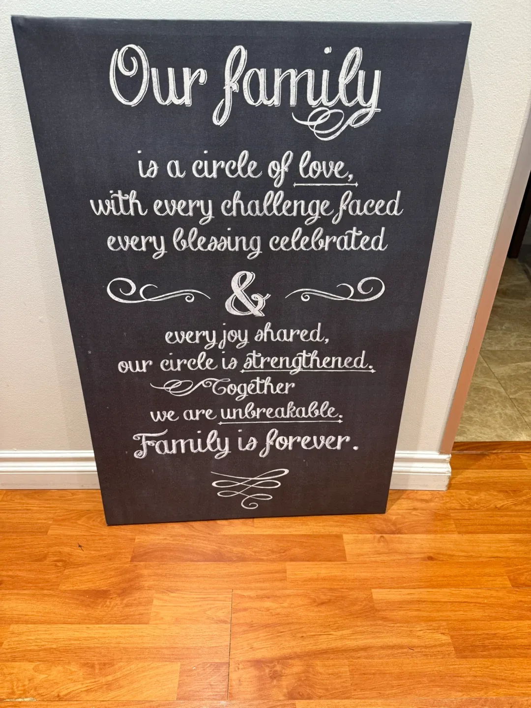Family Quote Canvas Wall Art