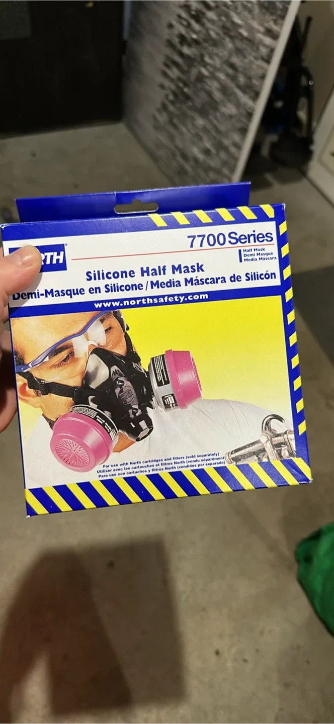 North 7700 Series Silicone Half Mask