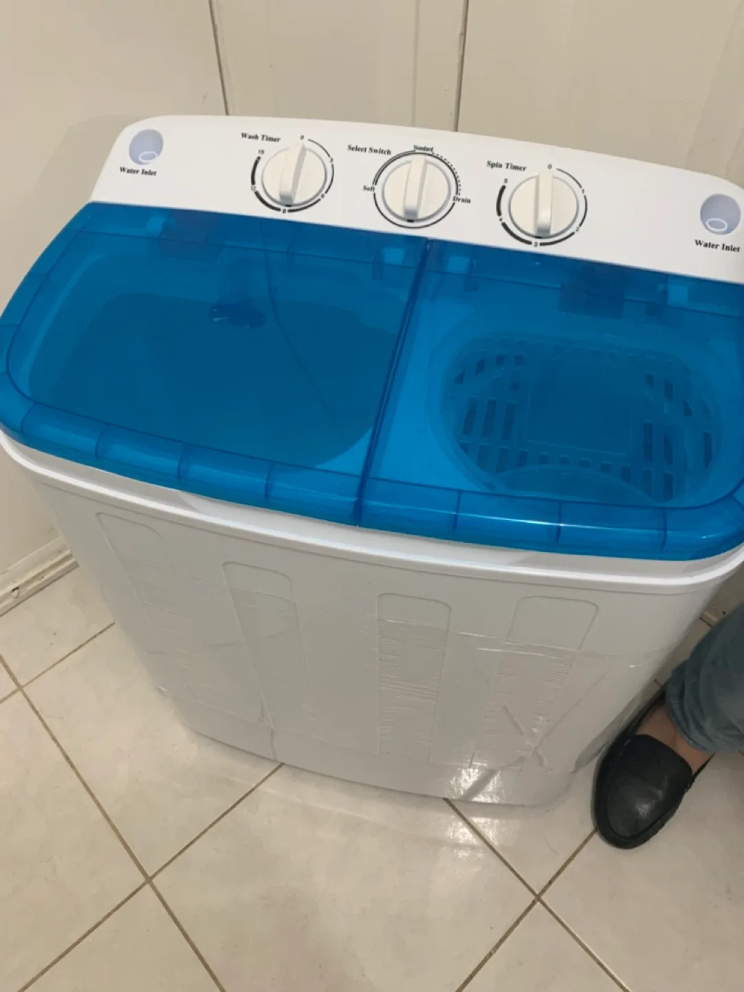 Portable Mini Twin Tub Washing Machine image indicator(2)
