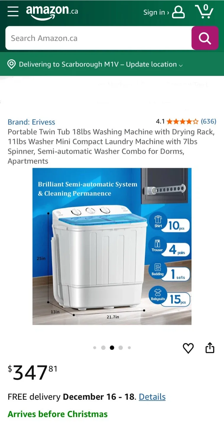 Portable Mini Twin Tub Washing Machine image indicator(7)