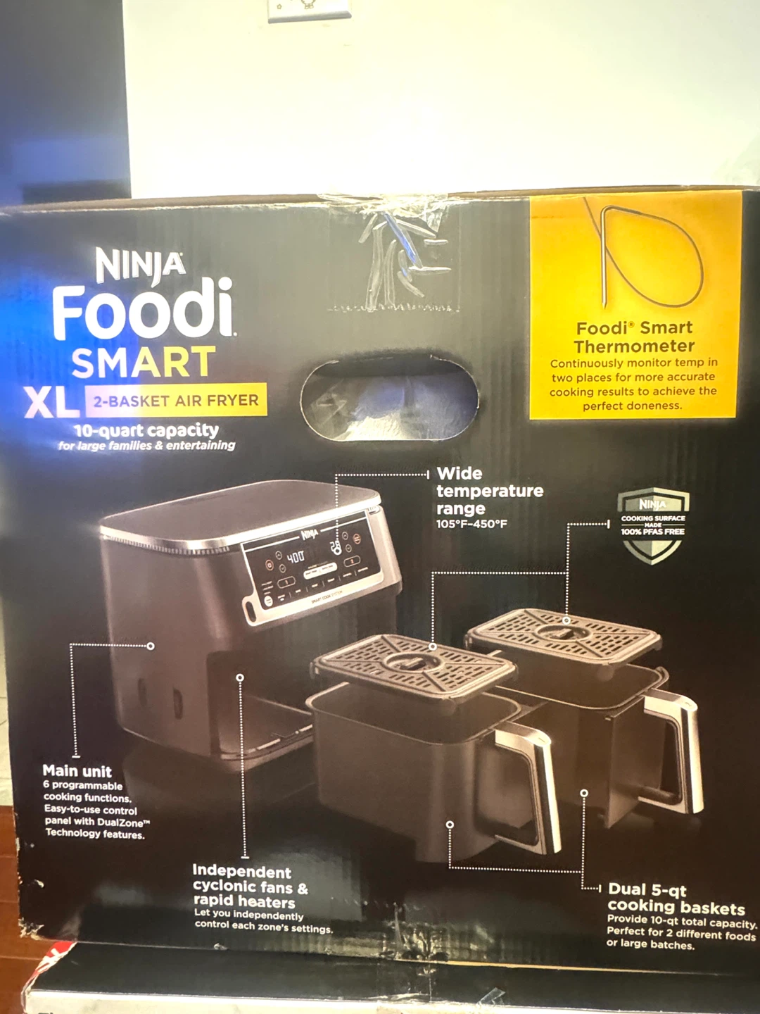 Ninja Foodi Smart XL 2-Basket Air Fryer