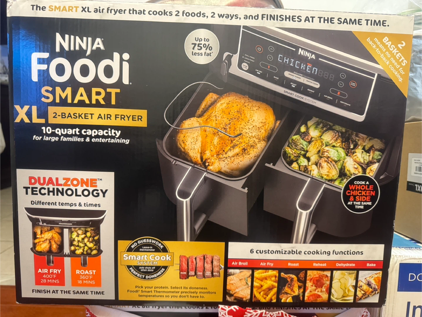 Ninja Foodi Smart XL 2-Basket Air Fryer - photo 3