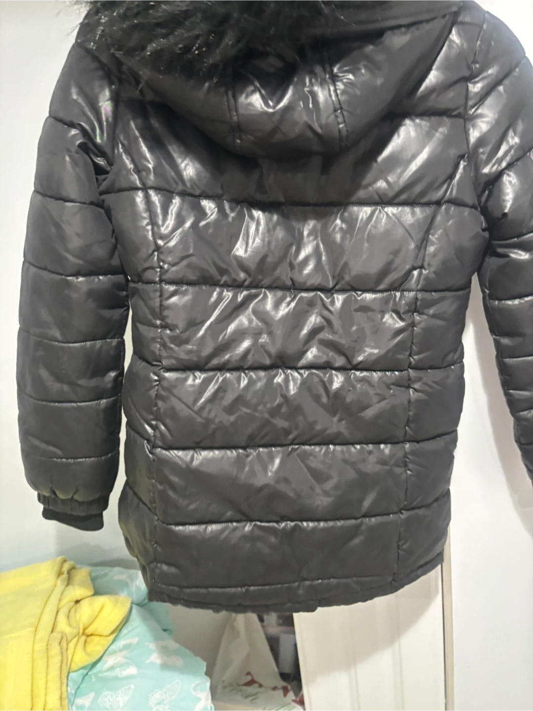 Justice Black Puffer Jacket