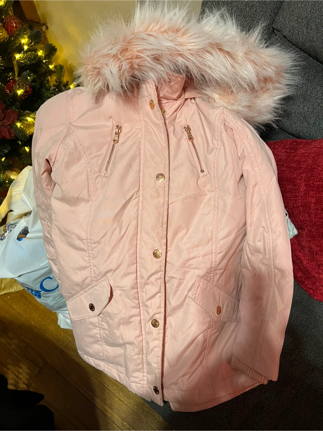 Live Justice Pink Winter Coat Size 12 - photo 2