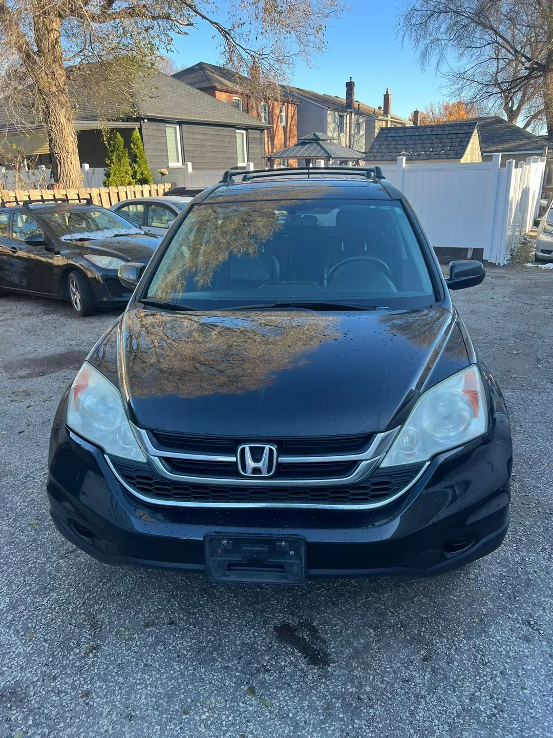 Black Honda CR-V SUV