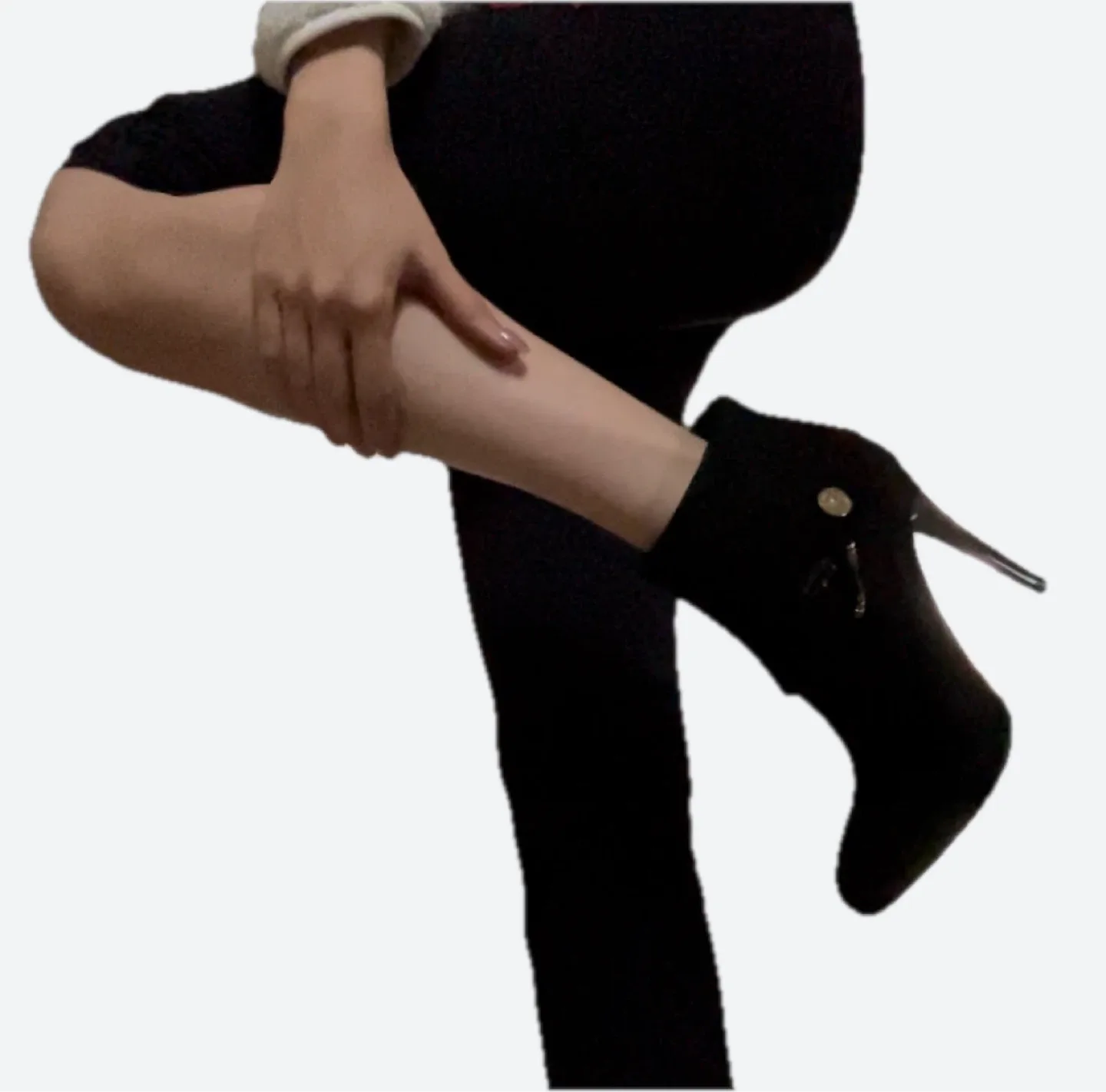 Marino Fabiani Black Suede Heeled Boots