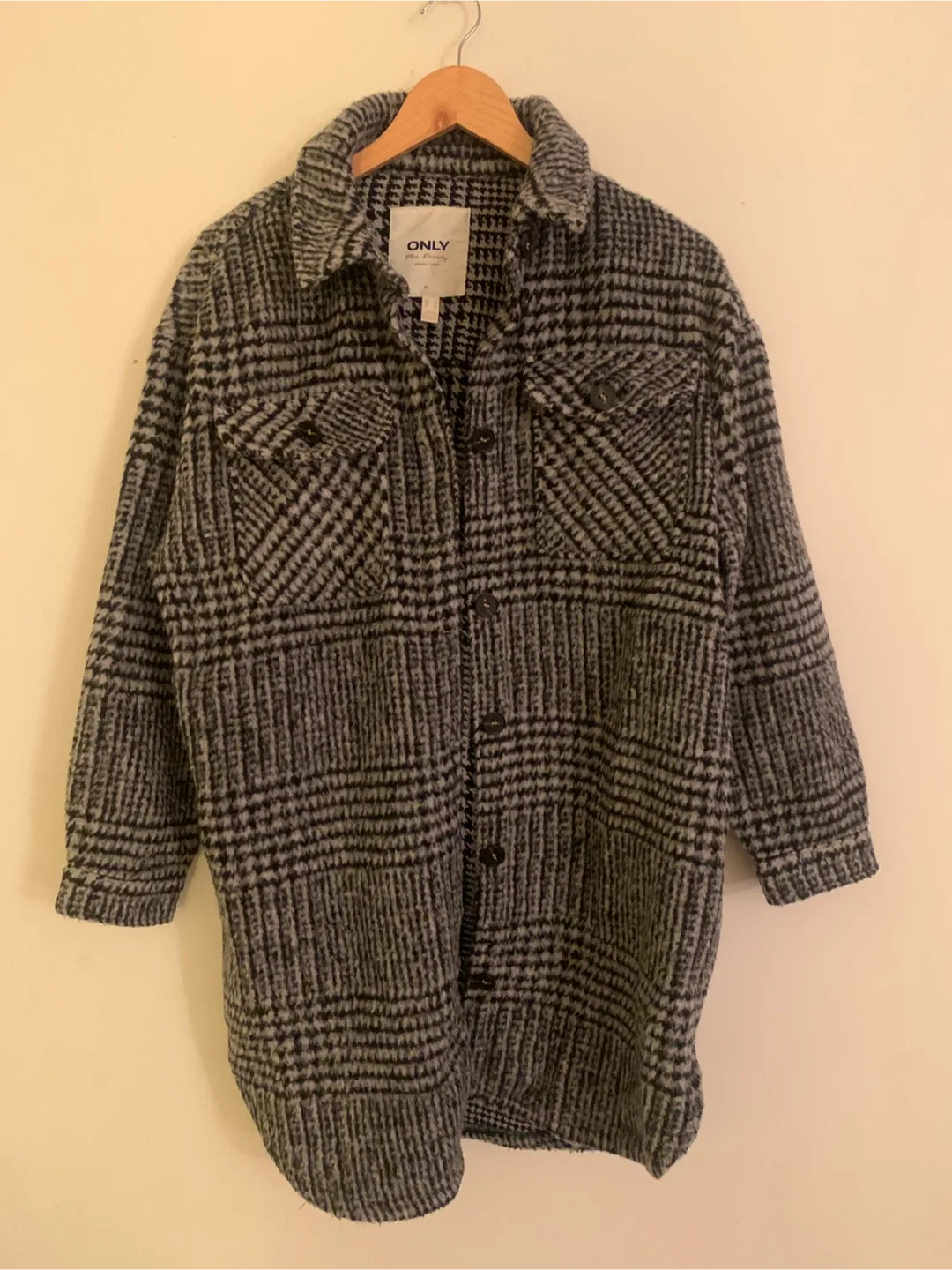 ONLY Plaid Overshirt - Size M