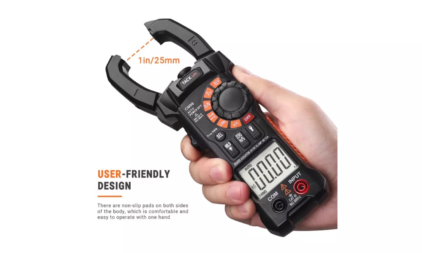 Tacklife CM06 Clamp Meter - photo 4