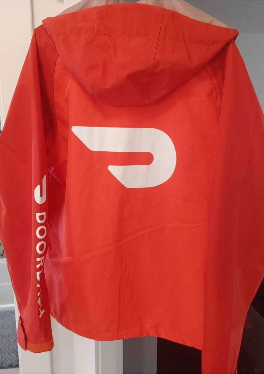 DoorDash Orange Rain Jacket