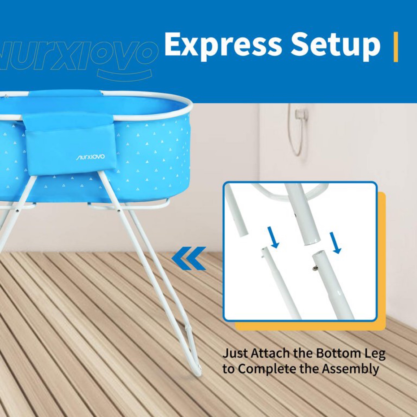 Nurxiovo Pet Bath Tub with Stand - photo 4