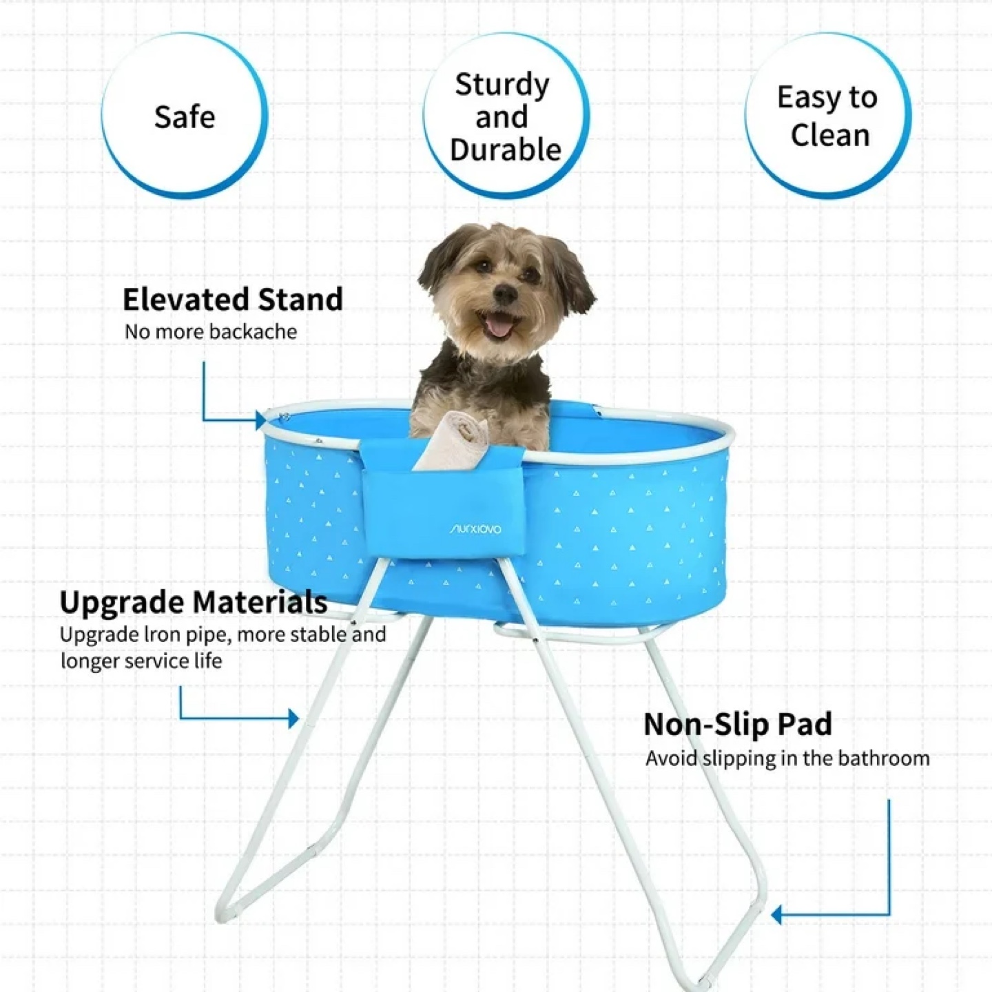 Nurxiovo Pet Bath Tub with Stand - photo 2