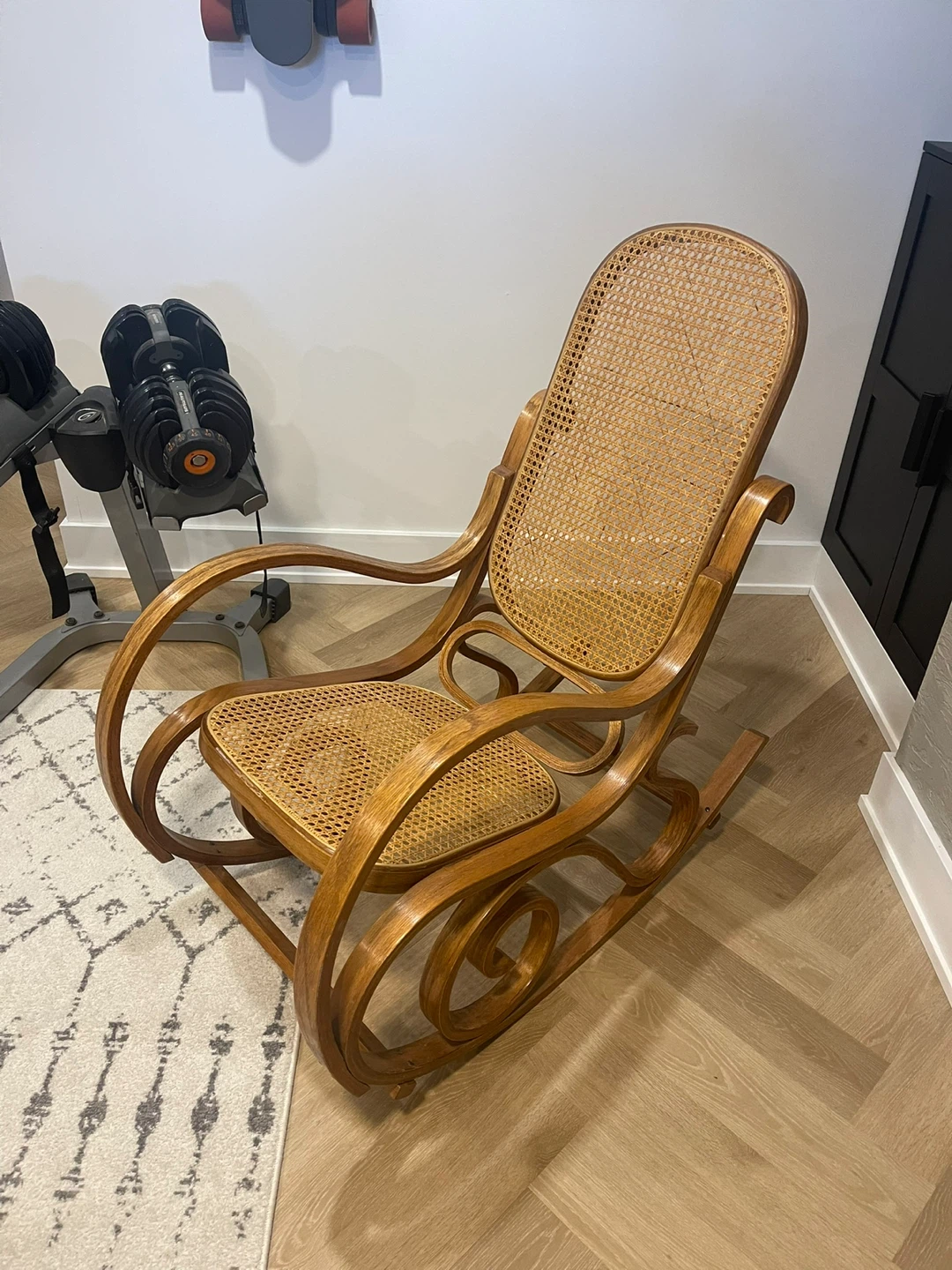 Vintage Bentwood Rocking Chair - photo 2