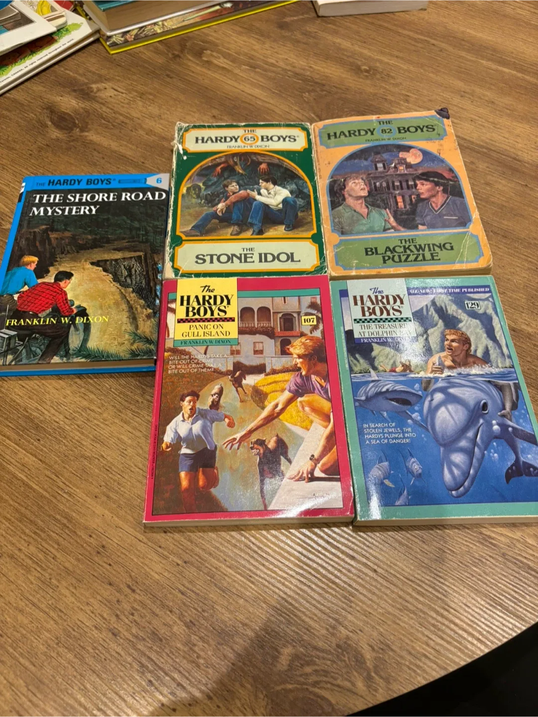 Hardy Boys Mystery Lot – 5 Vintage Books