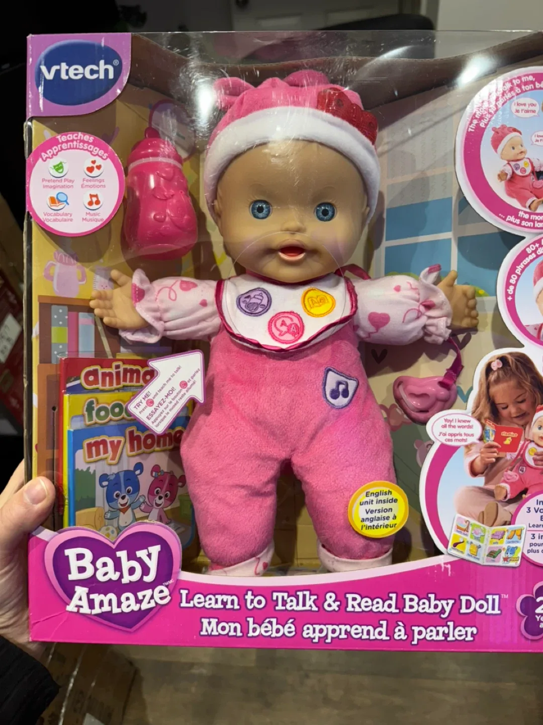 VTech Baby Amaze Learn to Talk & Read Baby Doll
