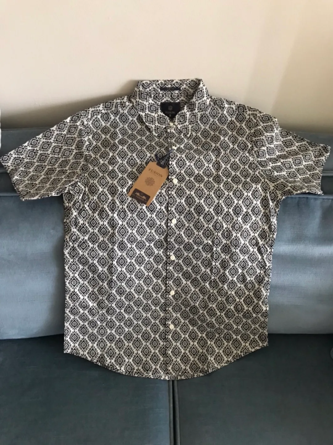 ✨NEW: Men’s Shirt 100% Cotton- Unique Print