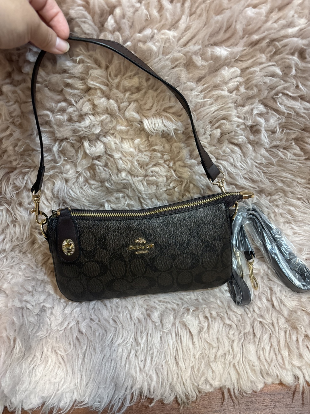 Coach Signature Jacquard Wristlet - photo 2