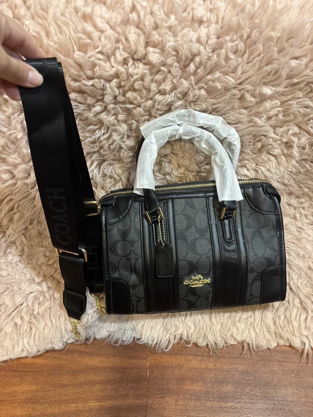 Coach Black Satchel Bag