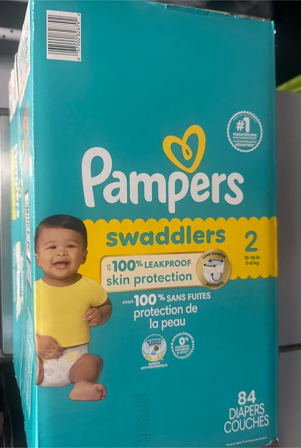 Pampers Swaddlers Size 2 - 84 Diapers