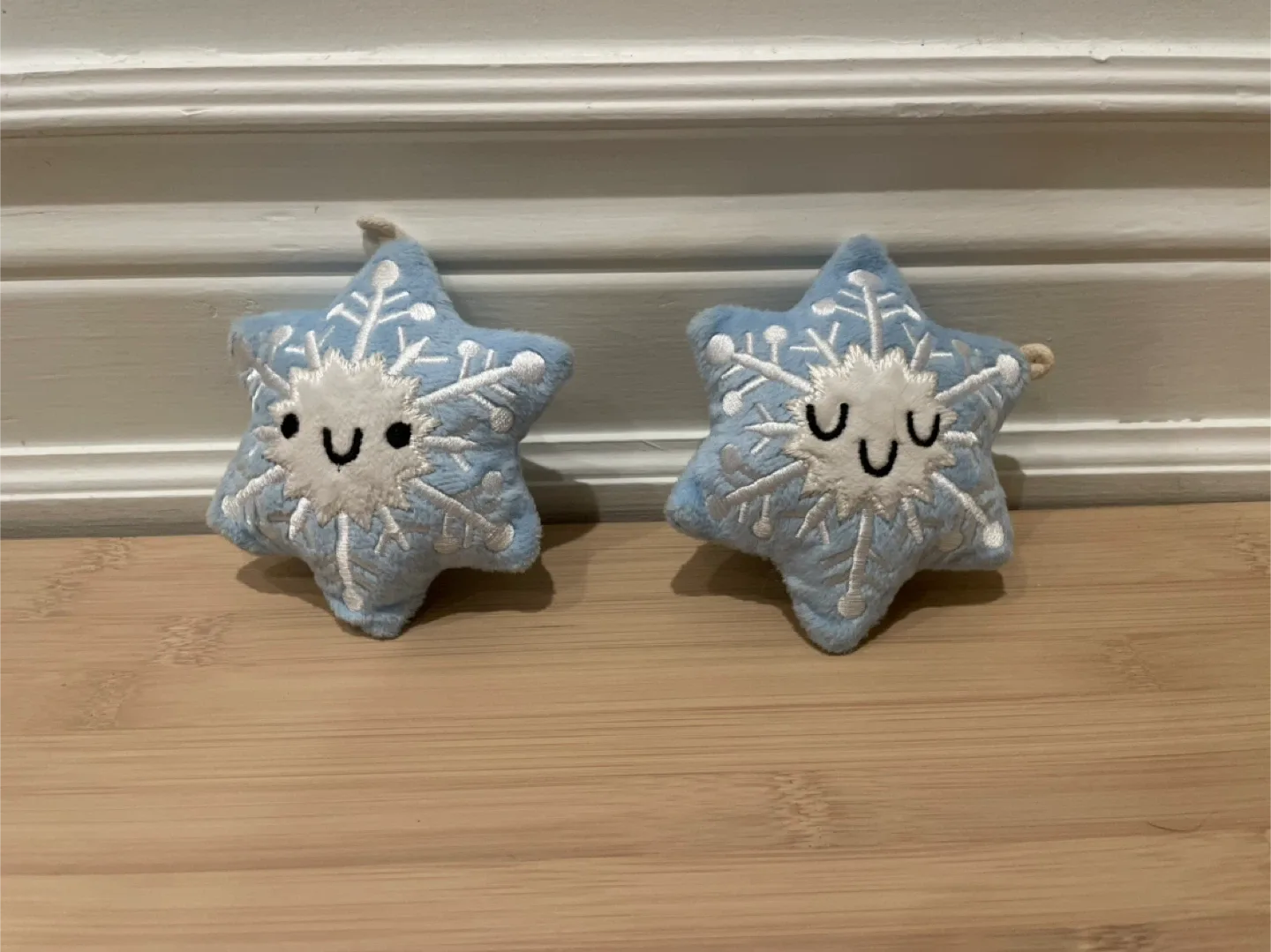Cute Blue Snowflake Plush Dog Toys