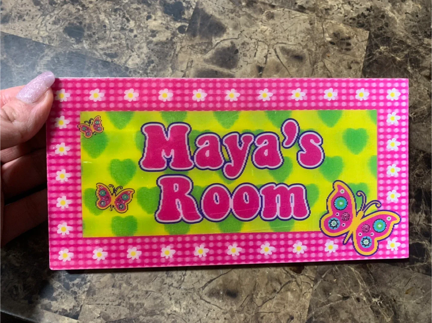 Maya's Room Personalized Door Sign
