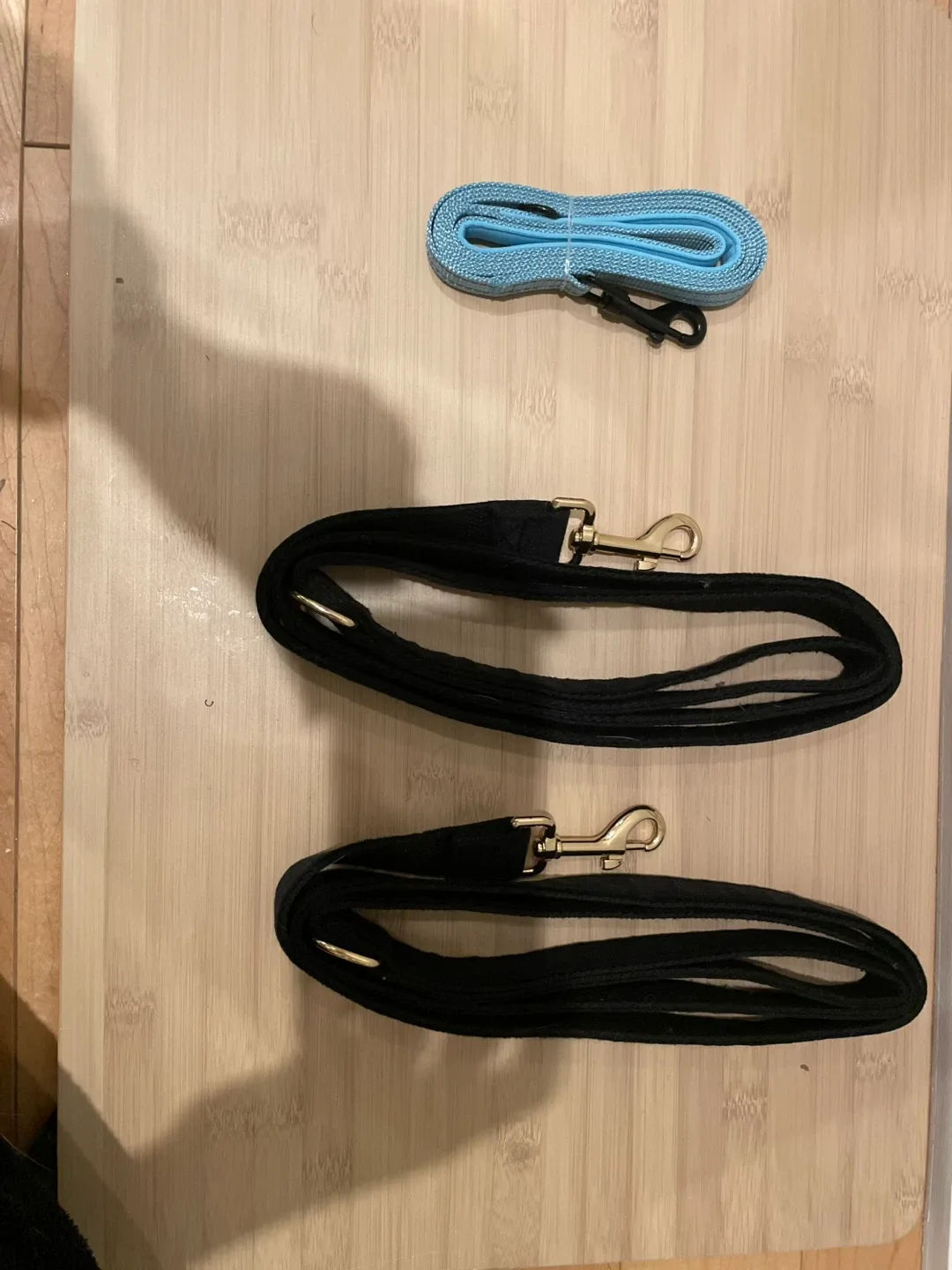 Dog Leashes - Black & Blue