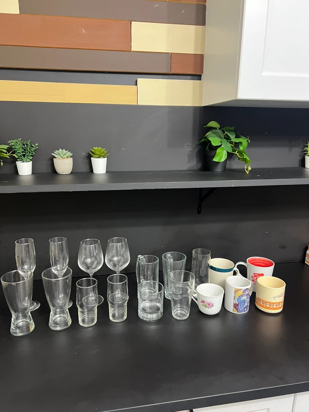 Assorted Glasses and Mugs