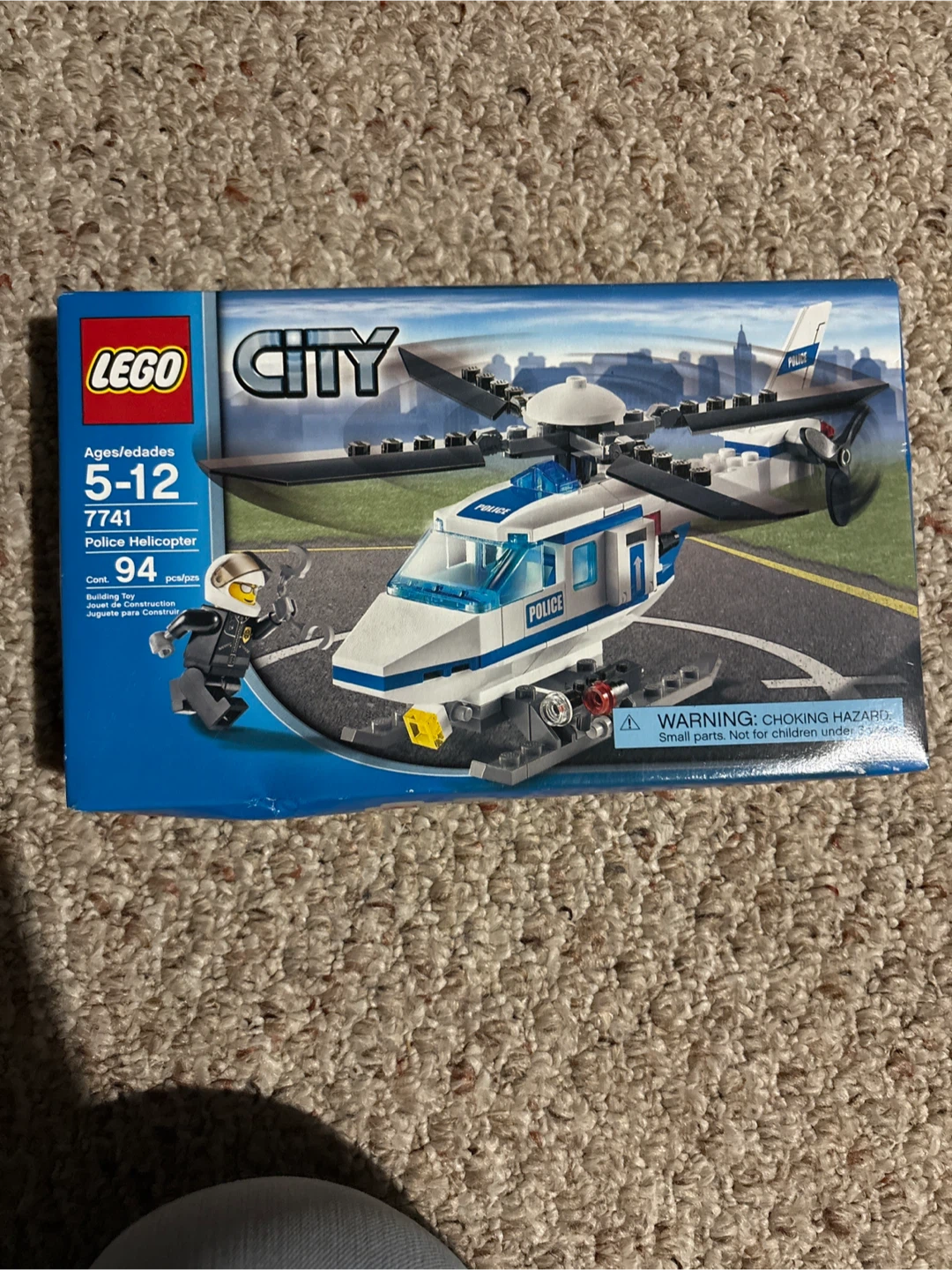 LEGO City 7741 Police Helicopter Set - Ages 5-12