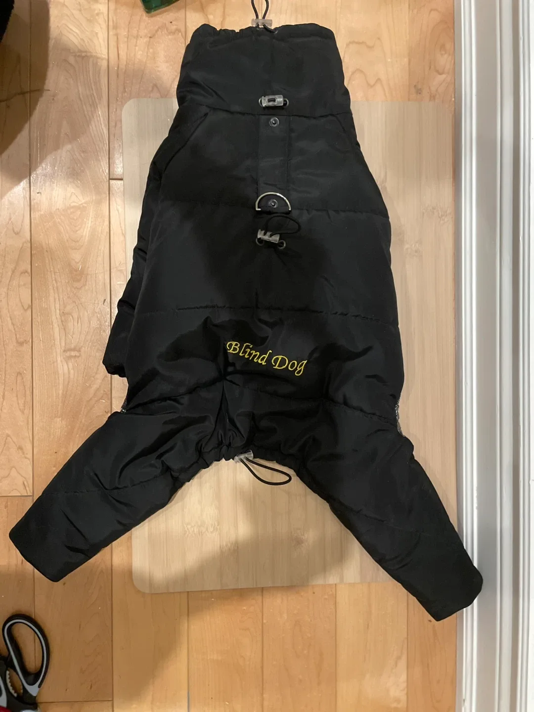 Black Puffer Dog Coat
